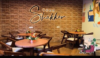 The interior of Good Shakkar Cafè