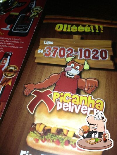 Delicie-se com um hambúrguer no X Picanha Delivery