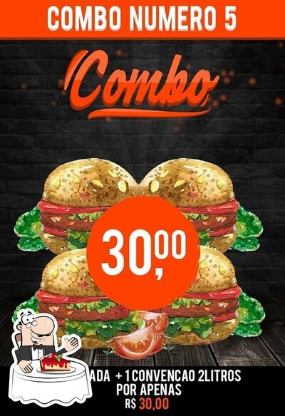 Não esqueça de experimentar uma sobremesa no Tia Sonia Lanches