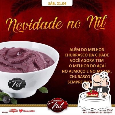 Não esqueça de pedir uma sobremesa no Churrasco do Nil Macapá AP
