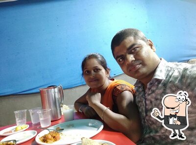 The interior of Parth Restaurant