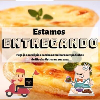 Empadinha 022 oferece uma escolha de sobremesas