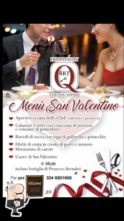Ecco la pubblicità di Ristorante Q'art - Cucina E Vino