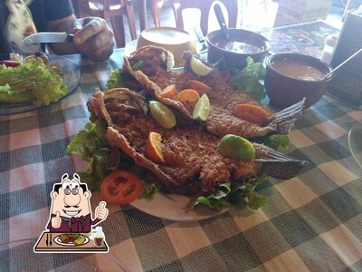 Refeições de carne são disponibilizados no Bar Do Peixe