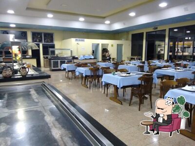 O interior do Churrascaria Estrela do Sul
