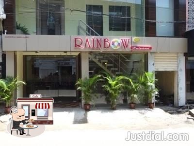 You can get some fresh air at the outside area of Rainbow Restaurant