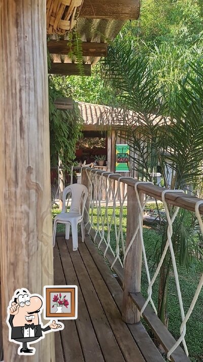 O interior do Rancho Cheiro do Mato