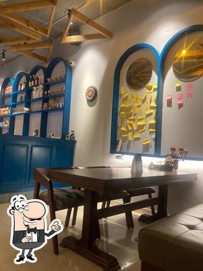 The interior of ’- Best coffee/Coffee house/Dining restaurant/Punjabi food delights Dharamkot punjab