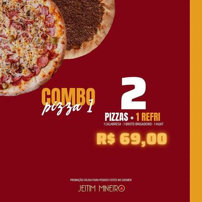 A publicidade apresenta informações sobre o Jeitim Mineiro