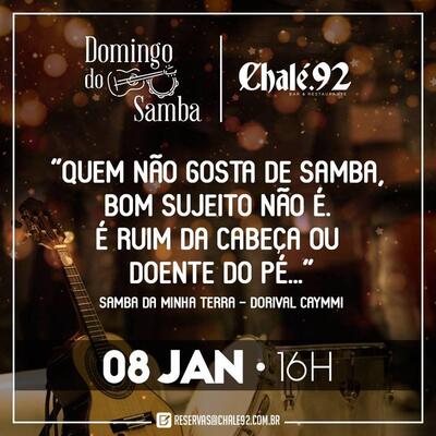 A publicidade mostra informações sobre o Chalé.92