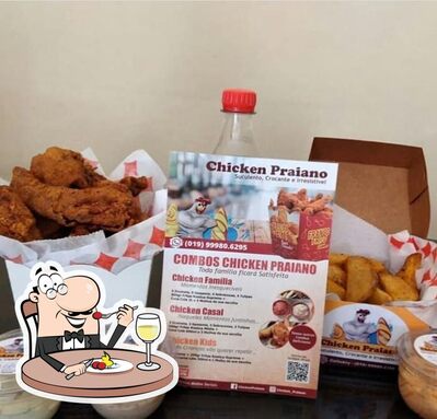 Comida em Chicken Praiano