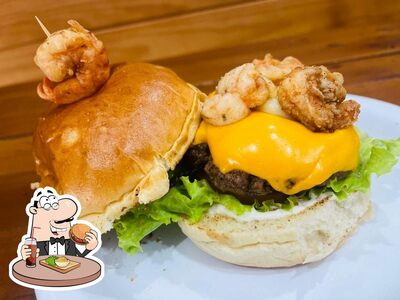 Peça um hambúrguer no Bitts Burger