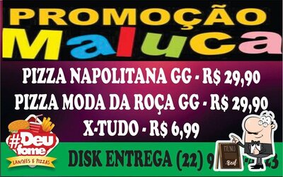 A publicidade mostra informações sobre o DeuFome Lanches e Pizzas Casimiro de Abreu RJ