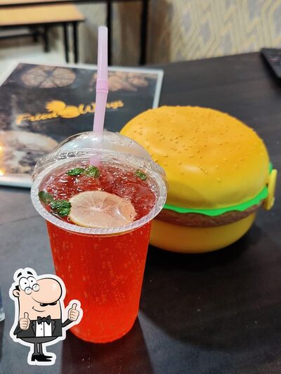 Enjoy a drink at Fried Wings