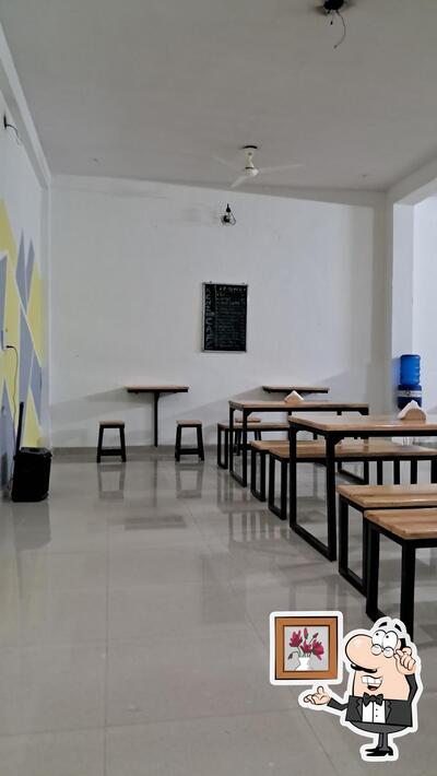 The interior of Kenz Cafe