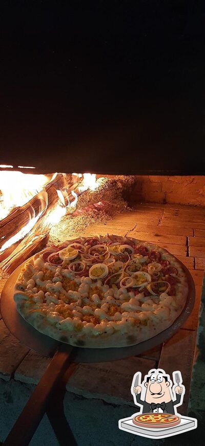 Escolha pizza no Pizzaria Disney Pizza