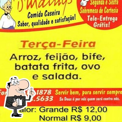Aqui está a publicidade do D' Mamys Comida Caseira
