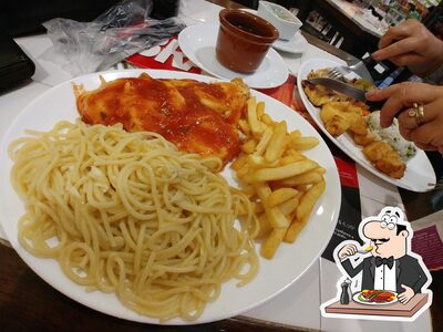 Platos en Chopp Brahma Express