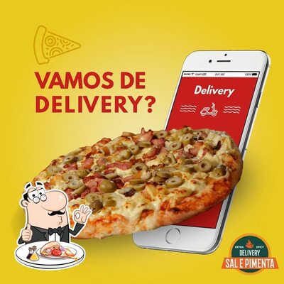 No Sal e Pimenta Delivery, você pode desfrutar de pizza