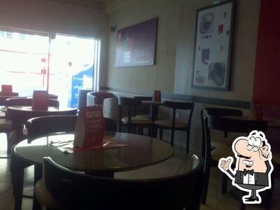 The interior of Cafe Coffee Day