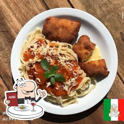 Comida em Cantina di Roma