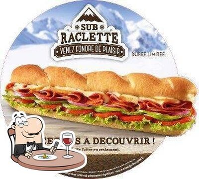 Plats à Subway Place St-Marc