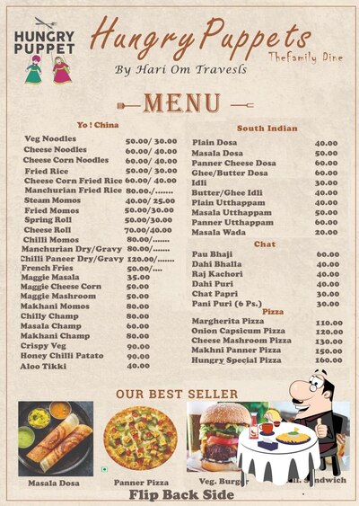 Treat yourself to a burger at Hungry Puppets