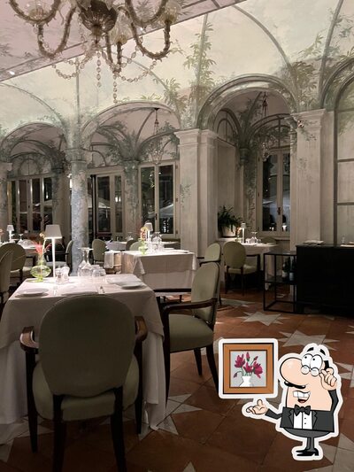 Gli interni di Le Jardin de Russie