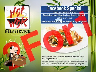 Plats à Hot Wok