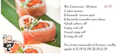 Les sushi sont disponibles à Sushi Box