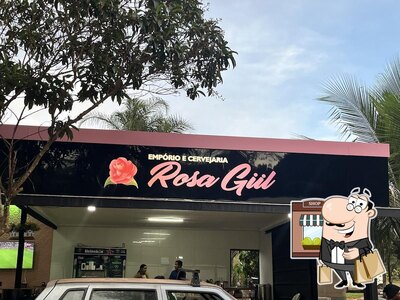 Você pode espairecer no na área externa do RosaGul