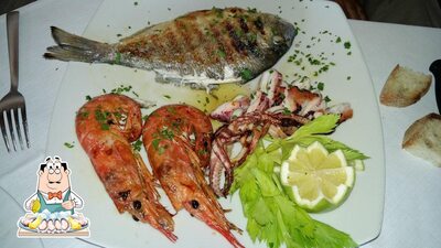 Gli ospiti di Entu & Sole possono godersi diversi prodotti di cucina di mare