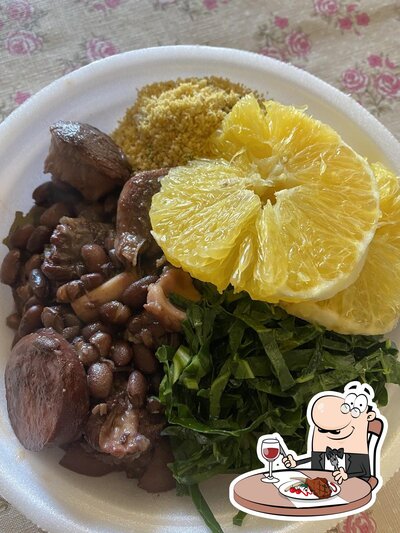Refeições de carne são servidos no Restaurante Monjolo