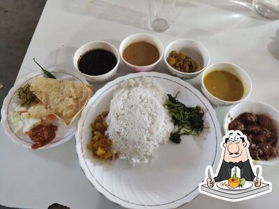 Food at Bajwi Hotel