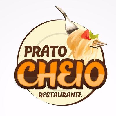 A representação visual da marca do Restaurante Prato Cheio