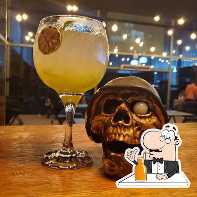 Você pode pedir uma bebida do menu