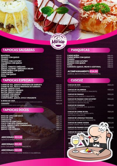 Platos en Casa da Maria