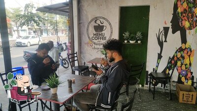 Take a seat at one of the tables at Bellam Tea