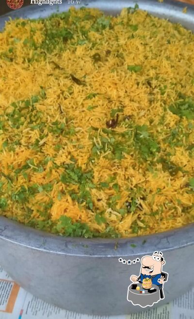 Food at Teja Restaurant