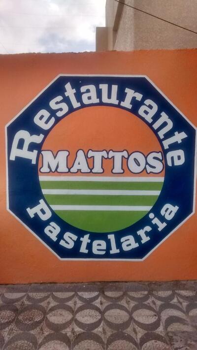 O logotipo do Restaurante Mattos Pastelaria