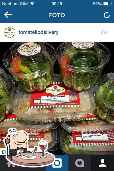 Platos en Tomatello Delivery e Restaurante