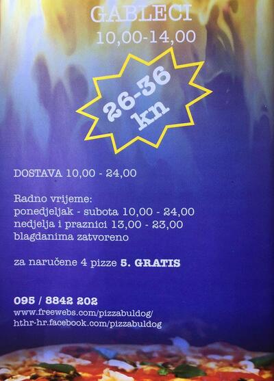 Controlla le informazioni su Pizza Buldog