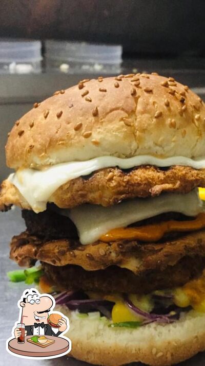 Order a burger at NEW PIZZA MASTER
