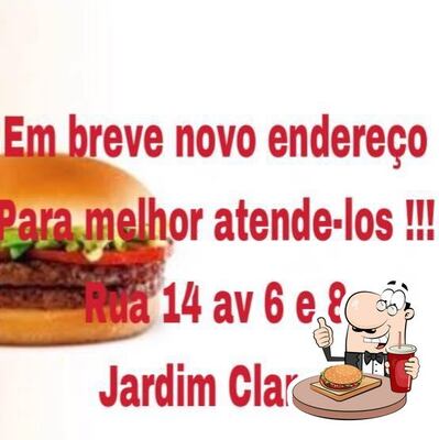 Peça um hambúrguer no Rei Do Lanche