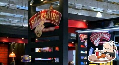 Comida em Rock & Ribs