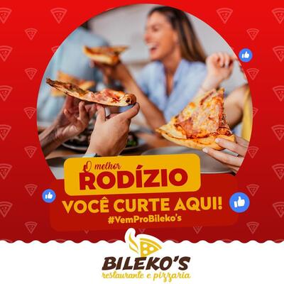 A publicidade apresenta informações sobre o Bileko's