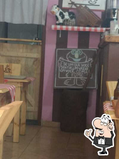 O interior do Restaurante Amor em Pedaços