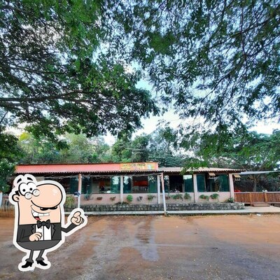 a área exterior é uma característica importante do Cantinho da Roça