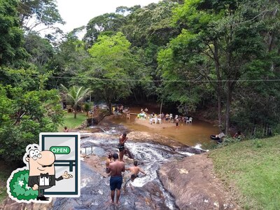 a parte exterior é uma característica importante do Cachoeira do Recanto