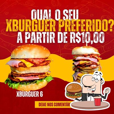 Consiga um hambúrguer no Lanches Castelli